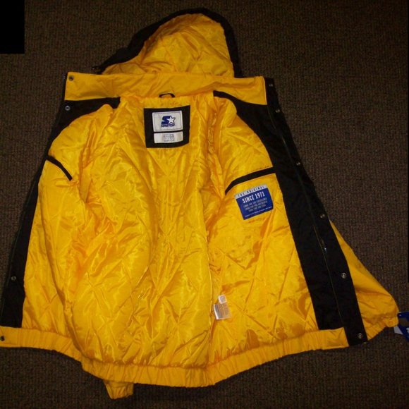 PITTSBURGH STEELERS Hooded Starter Full Zip Jacket S M L XL - Picture 12 of 13